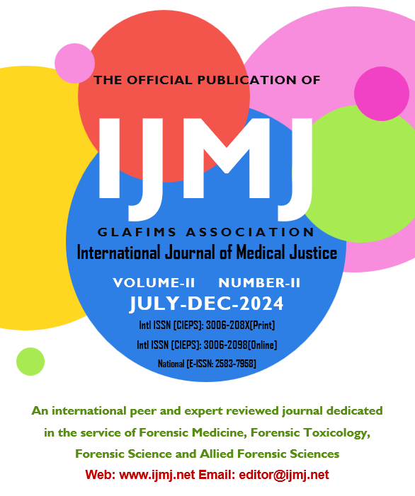 					View Vol. 2 No. 2 (2024): International Journal of Medical Justice
				